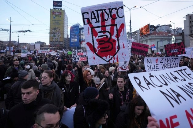 Serbia Protest
