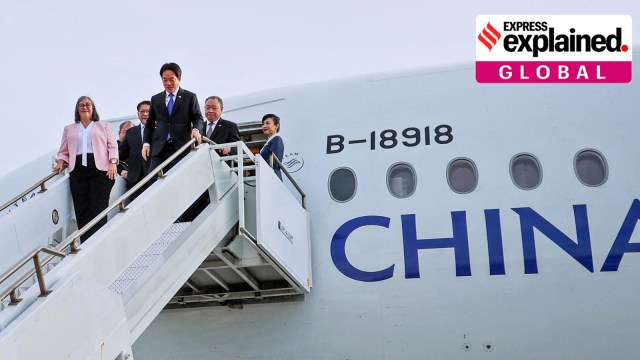 Taiwan's President Lai Ching-te arrives at Daniel K. Inouye International Airport in Honolulu, Hawaii, U.S. November 30, 2024.