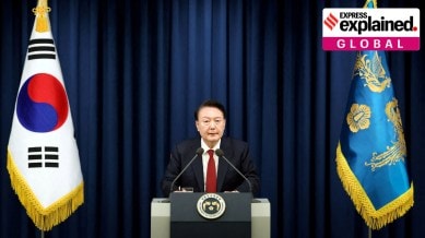 South Korean President Yoon Suk Yeol delivers a speech to declare martial law in Seoul