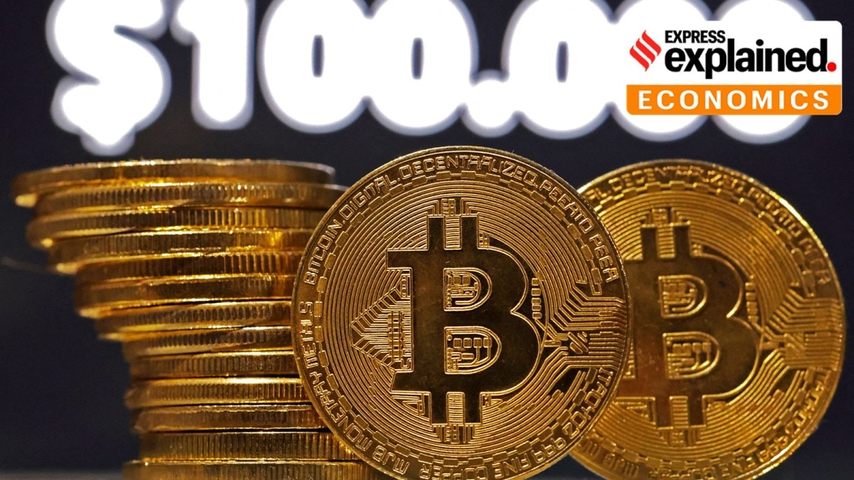 Bitcoin Breaks $100K: Representations of cryptocurrency Bitcoin and words "$100.000" are seen in this illustration taken November 24, 2024.