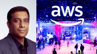 Praveen Sridhar is optimistic about India’s emerging leadership in shaping the global narrative around generative AI. (Express Image/AWS)
