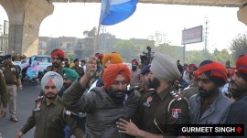 protest, kale pani da morcha, punjab news, pollution, indian express