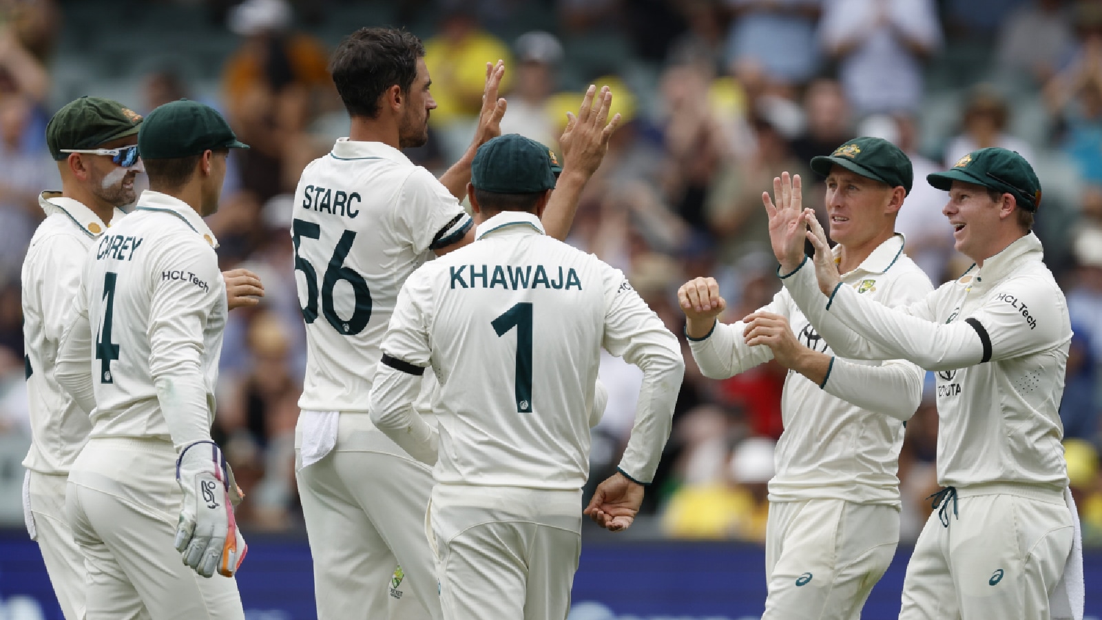 Adelaide Test: Australia players honour Philip Hughes and Ian Redpath by wearing black armbands