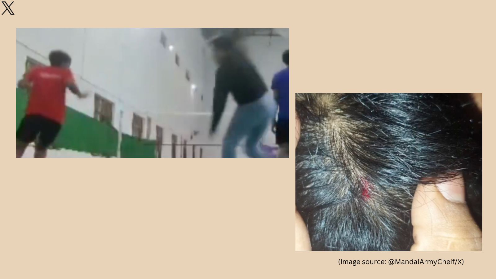 Watch: Bihar officer thrashes young badminton player, breaks racket during game