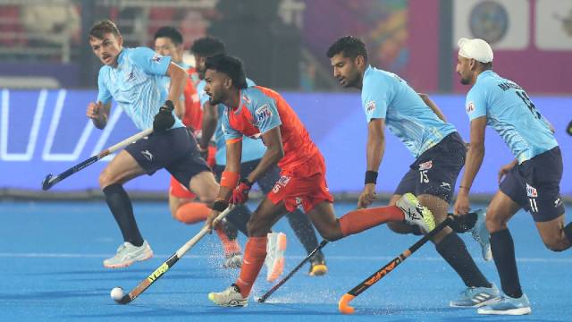 Delhi SG Pipers and Gonasika draw Hockey India League