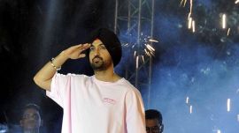 Punjabi singer Diljit Dosanjh performs on World Music Day celebration at Leisure Valley in Sector 10 of Chandigarh on Tuesday, June 21 2016. (Express Photo by Sahil Walia)
