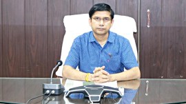 District Magistrate Rajender Pensiya, sambhal violence, indian express