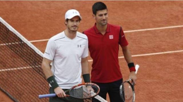 Novak Djokovic and Andy Murray