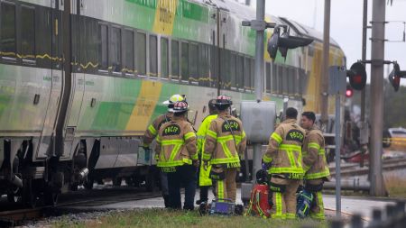 Train Fire Truck Collision