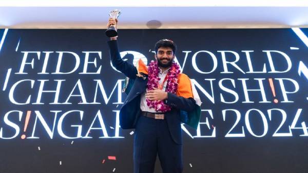 D Gukesh Ding Liren Trophy World Chess Championship