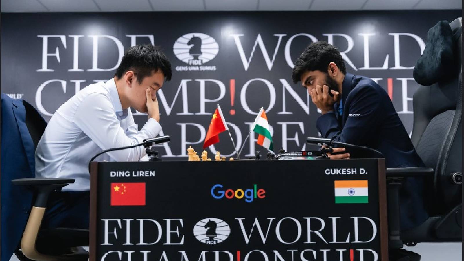 World Chess Championship Gukesh still has 5050 chance to win