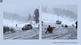 No fatal injuries were reported (Image source: @kashmir_with_adil/Instagram)