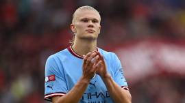 Manchester City's Haaland is the top scorer in the Tournament (Reuters).