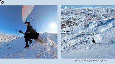 Woman goes paragliding, lives her "Harry Potter" dream (Image source: @flyhellodidi/Instagram)