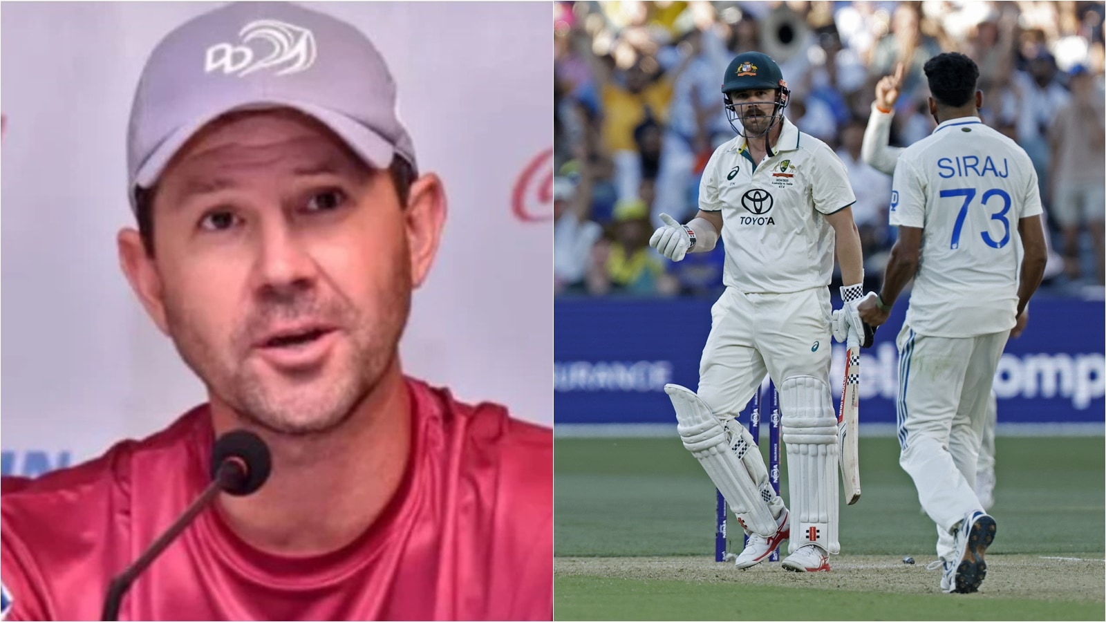 Ponting views Siraj-Head clash as accidental incident.