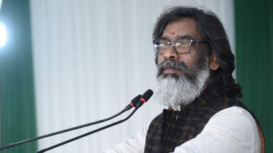 Hemant Soren, jharkhand government, coal dues, indian express