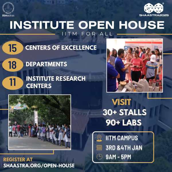 IIT Madras Invites public to visit its Cutting-Edge Research Labs