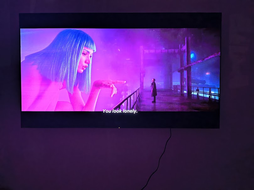 A still from Blade Runner 2049 on Netflix.