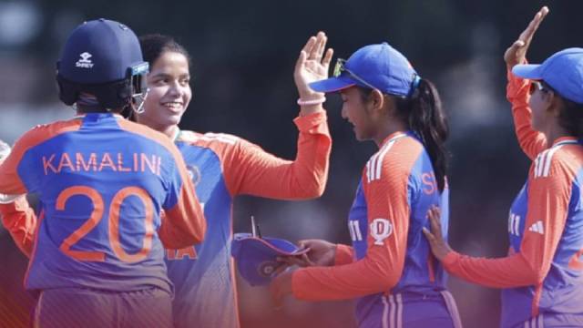 India take on Bangladesh in the final of the Women's U19 Asia Cup. (X/ACC)