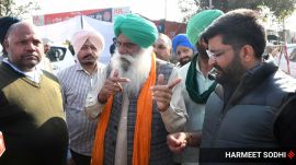 Despite his critical condition, Jagjit Singh Dallewal participated in Supreme Court proceedings via video conference on Thursday. (File Photo)