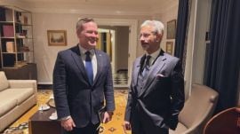 S Jaishankar Michael Waltz meeting, India-US bilateral partnership, Jaishankar US official visit December 2024