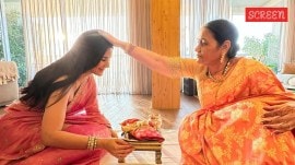 Katrina Kaif with her mother-in-law