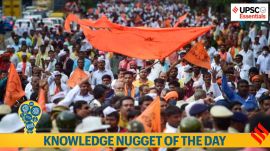 Lingayat community quota protest