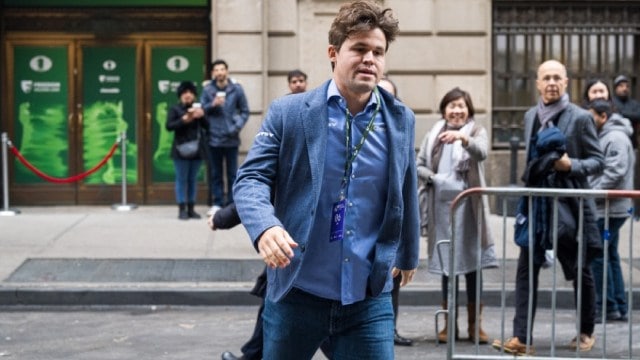 Magnus Carlsen has been disqualified from the World Rapid and Blitz Championships 2024 for violating FIDE dress code for the event. (FIDE)