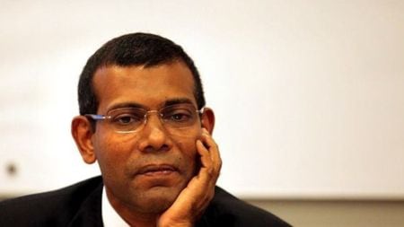 Mohamed Nasheed said he was not aware of any plans to overthrow Maldives President Mohamed Muizzu’s administration, and accused some of always engaging in conspiracy theories. (Express File Photo)