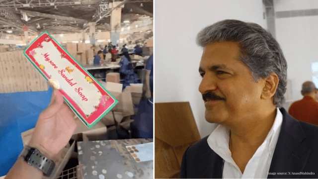 Anand Mahindra praises Mysore Sandal Soap