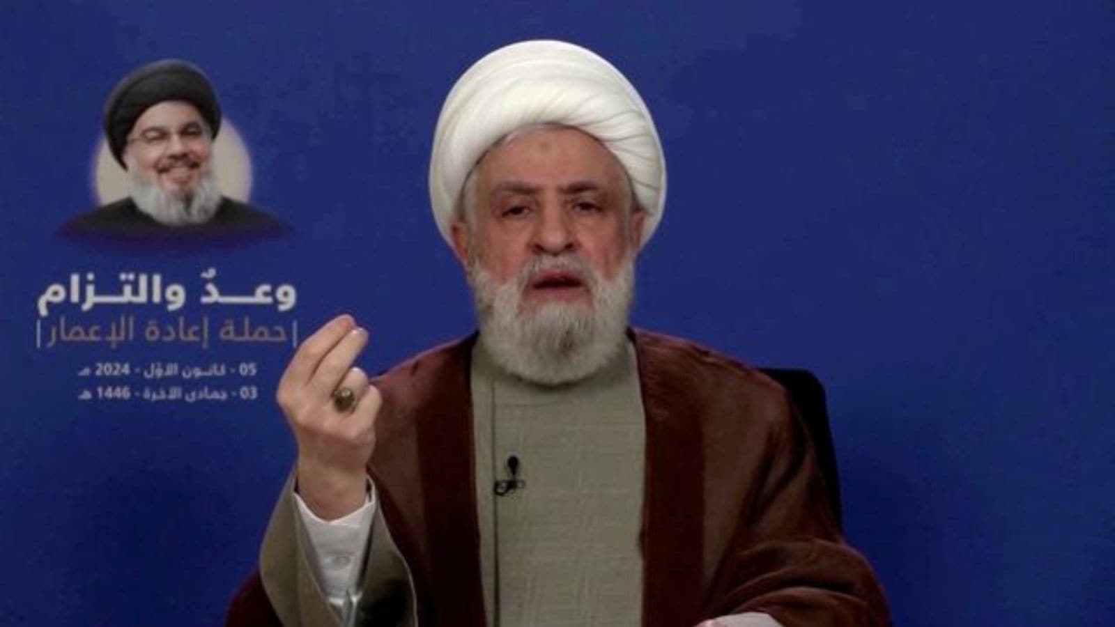 Hezbollah leader Sheikh Naim Qassem