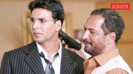 Nana and Akshay in welcome