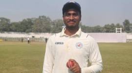 Bihar's Suman Kumar picked up 10 wickets in an innings against Rajasthan in the Cooch Behar Trophy. (X)