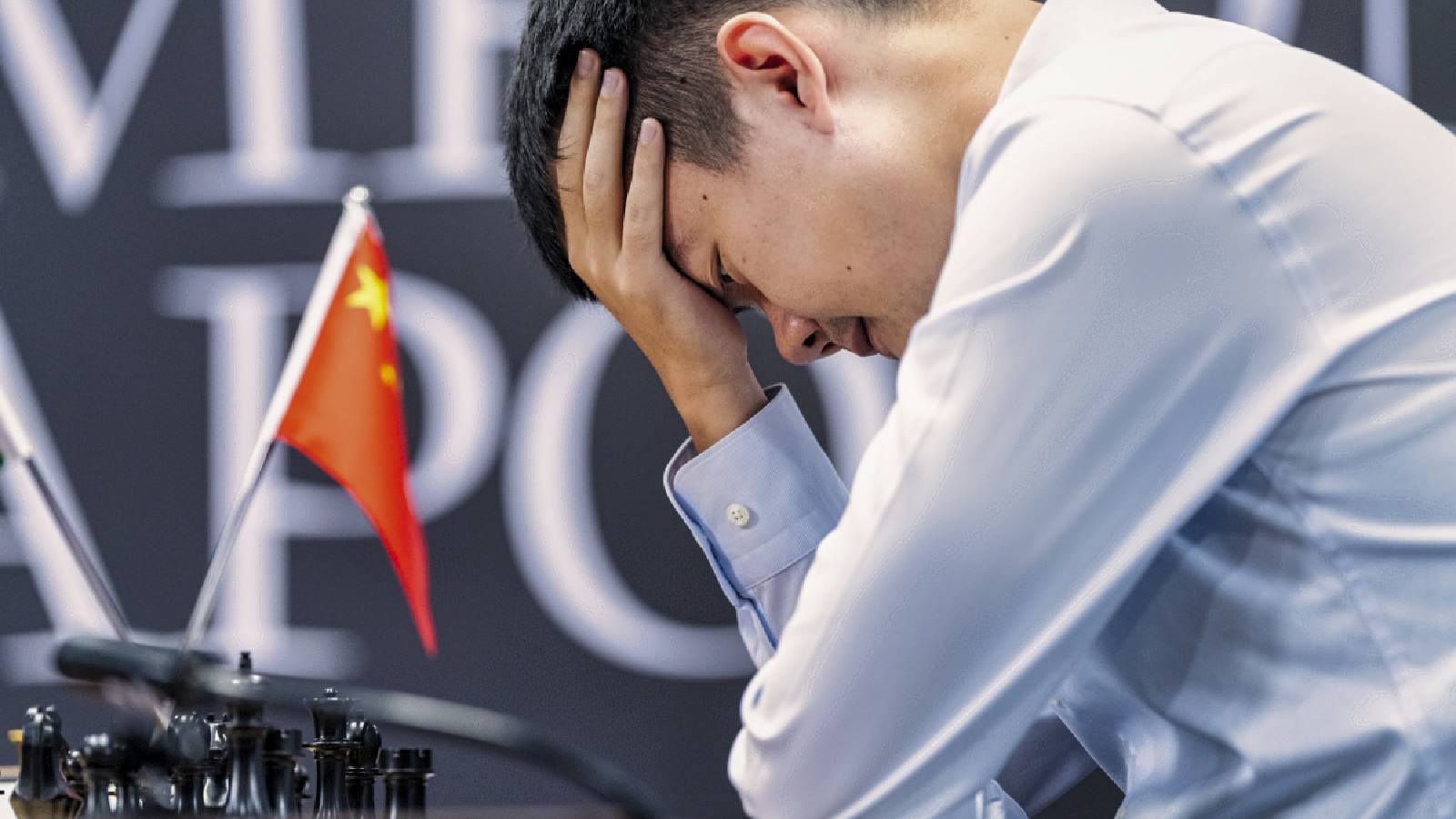 Why Ding Liren had been thinking of GMs Hans Niemann and Anish Giri, but forgotten their crucial move when he most needed to