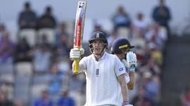 Harry Brook scored England's 500,000th Test run on Saturday in New Zealand. (AP)