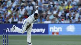 Rohit Sharma said he was mindful of Bumrah's workload after the Adelaide Test defeat on Sunday. (AP)
