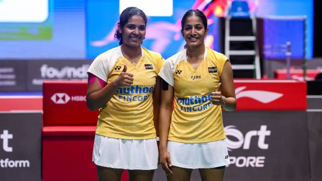 Treesa-Gayatri has had an abysmal 1-6 record against the hard-hitting Malaysian Pearly, and rally-prolonging genius Thinaah. (BWF/Badminton Photo)