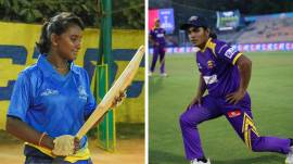 G Kamalini (L) and Simran Shaikh.