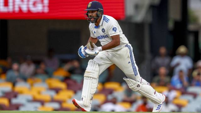 India captain Rohit Sharma at Gabba.