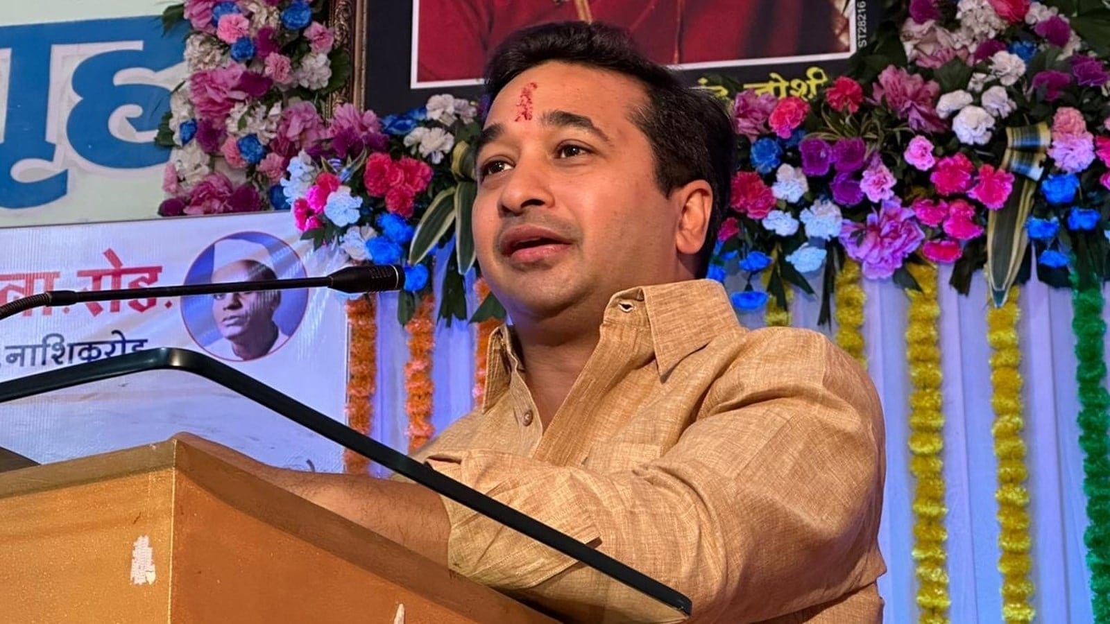 Maharashtra minister Nitesh Rane calls for ban on burqa during board