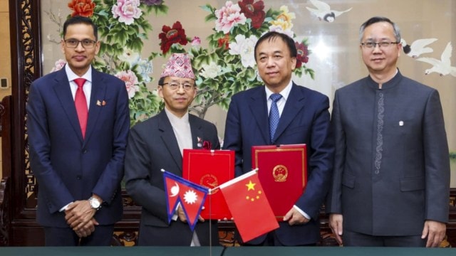 Nepal, China sign BRI framework, paves way for work on projects