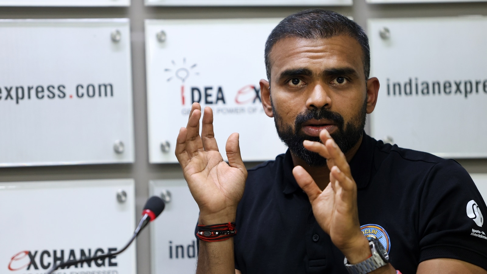 PR Sreejesh at Idea Exchange: ‘A goalpost never talks back, it just listens... I’ve been guarding it for 24 years, it’s a great bond’