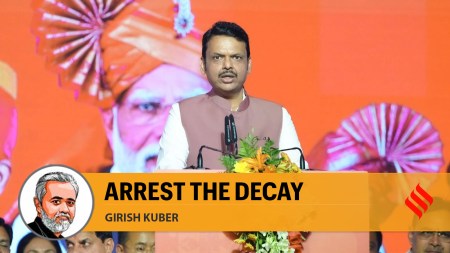 Chief minister Fadnavis wasted no time in admitting the stress on Maharashtra’s finances and announced a committee to guide the state on finding “newer ways” to mop up more revenue. (X/Fadnavis)