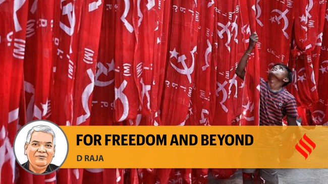 Communists took an uncompromising stance against both colonial rule and the communal tendencies of the RSS.