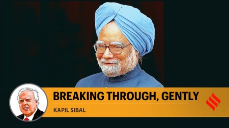 Former Prime Minister Manmohan Singh in New Delhi on December 5, 2008. Reuters file