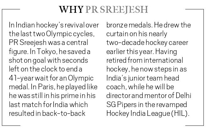 PR Sreejesh at Idea Exchange: ‘A goalpost never talks back, it just listens... I’ve been guarding it for 24 years, it’s a great bond’