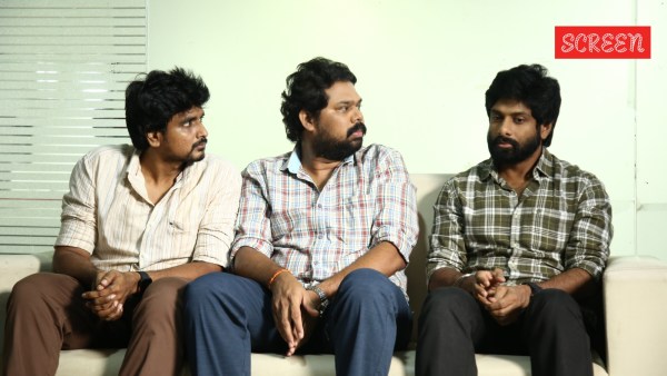 Parthiban, Vivek Prasanna, Udhay Karthik from Family Padam