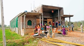 Tapi village, Tapi village celebrates Christmas, Christmas, Christmas celebrations, Pipalkuva, Ahmedabad news, Gujarat news, India news, Indian express, current affairs