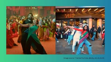 Flash mob performs to Pushpa 2 songs on the streets of London
