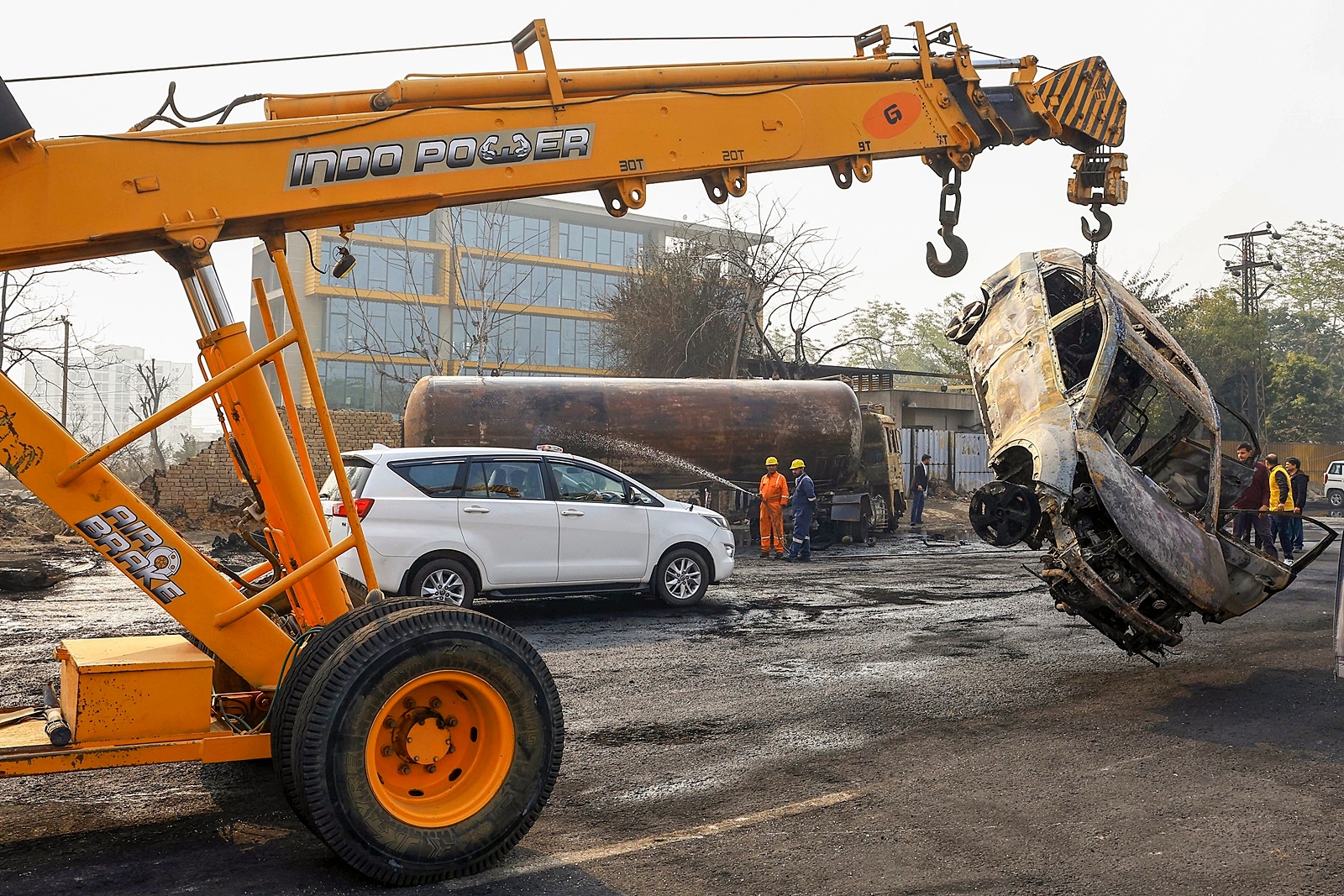 Jaipur Highway Explosion Accident